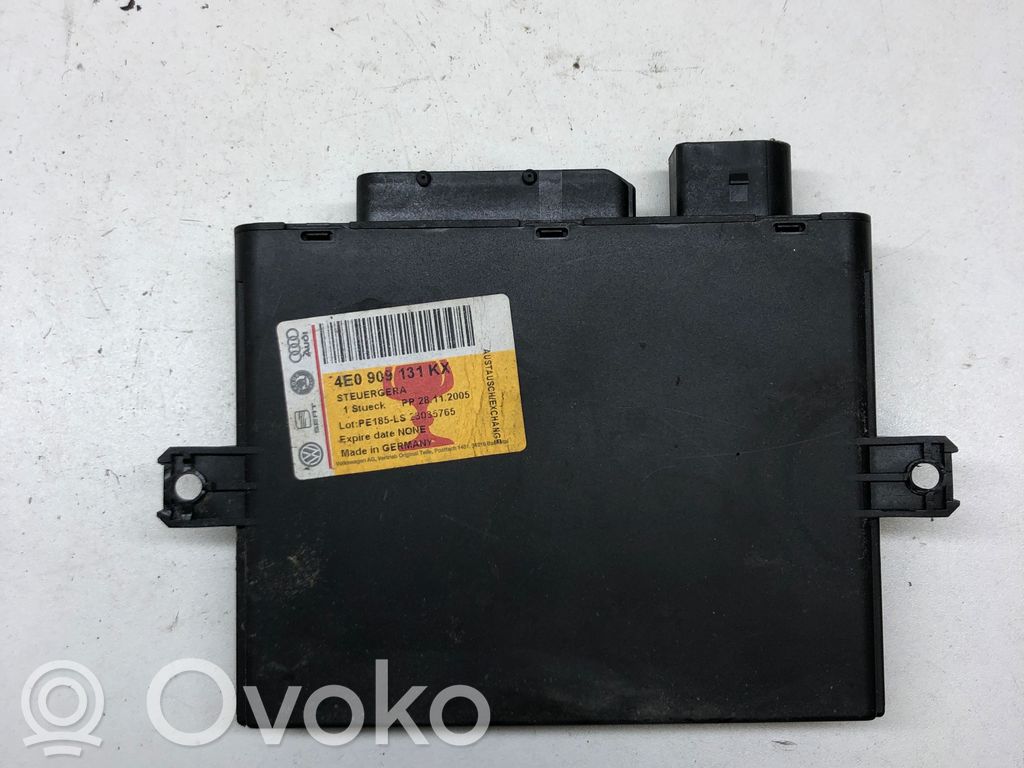 Audi A8 S8 D3 4E Keyless (KESSY) go control unit/module 