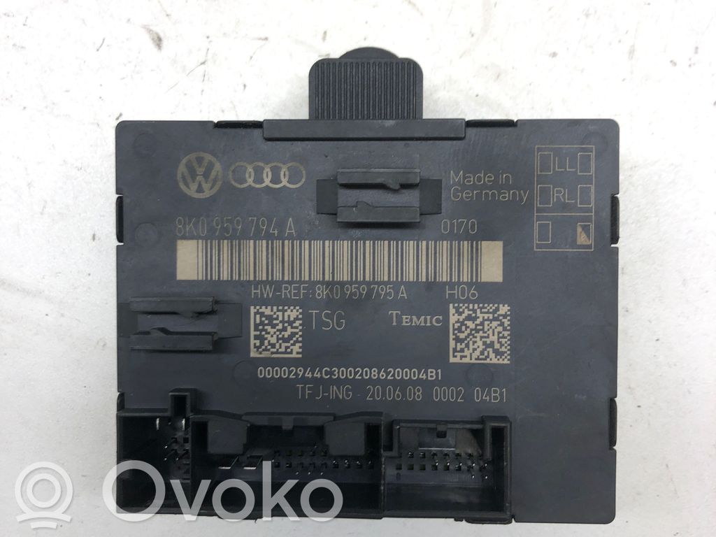 Audi A4 S4 B8 8K Unité de commande module de porte 