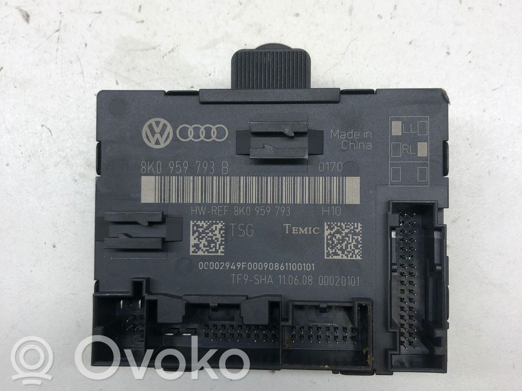 Audi A4 S4 B8 8K Oven ohjainlaite/moduuli 