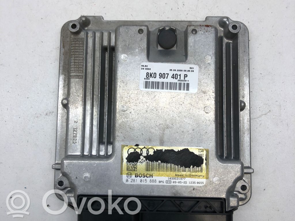 Audi A4 S4 B8 8K Unidad de control/módulo del motor 