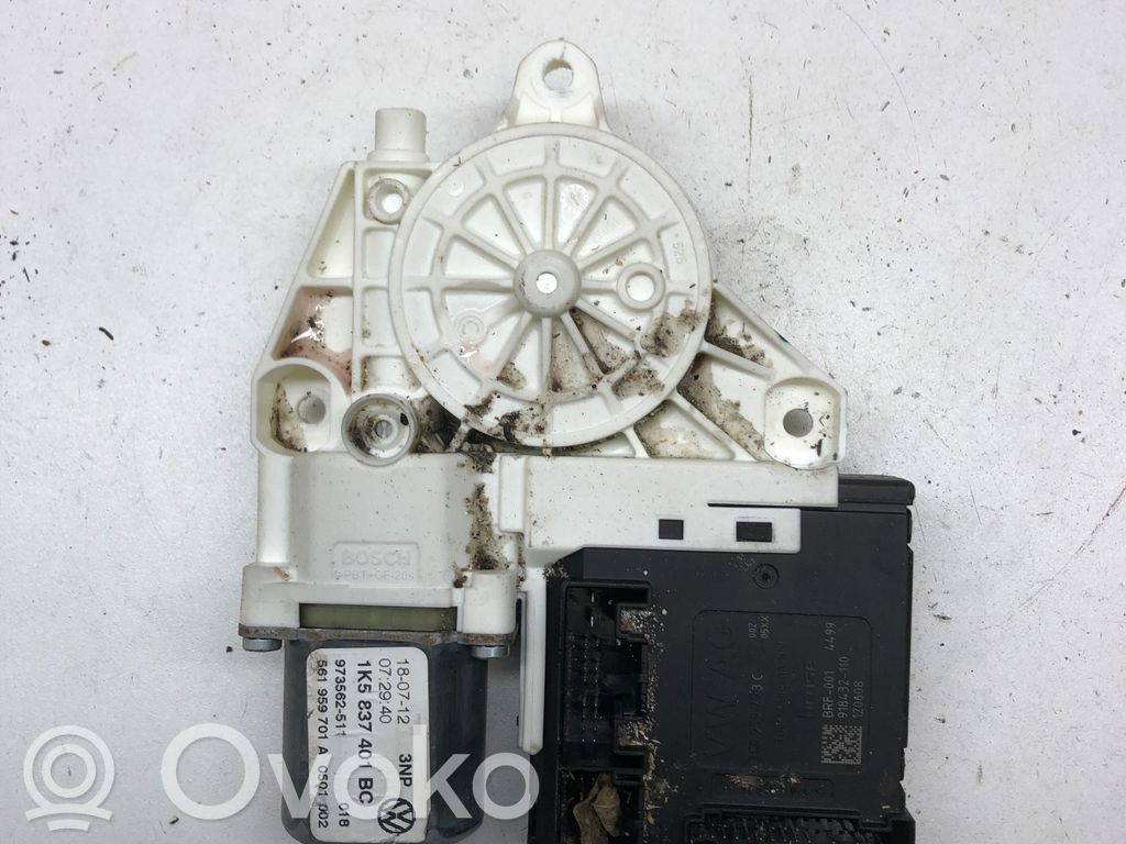 Volkswagen Golf VI Silnik regulatora szyby drzwi przednich 