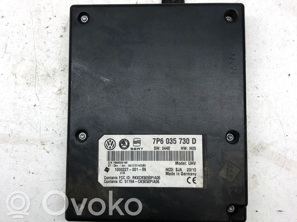 Skoda Octavia Mk2 (1Z) Bluetooth control unit module 