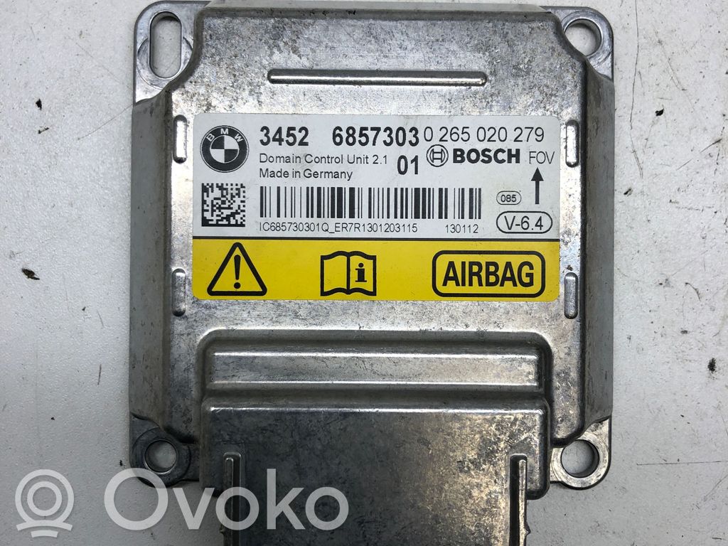 BMW 7 F01 F02 F03 F04 Sterownik / Moduł Airbag 