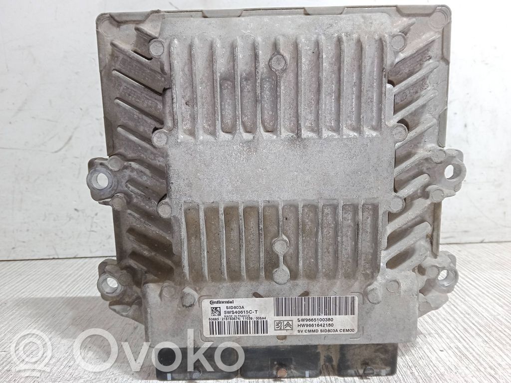 Motorsteuergerät/-modul   9665100380,5WS40615CT,9661642180