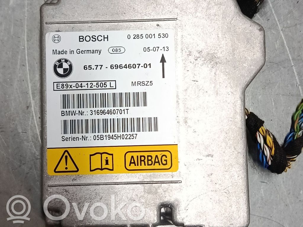 Unidad de control/módulo del Airbag   31696460701T