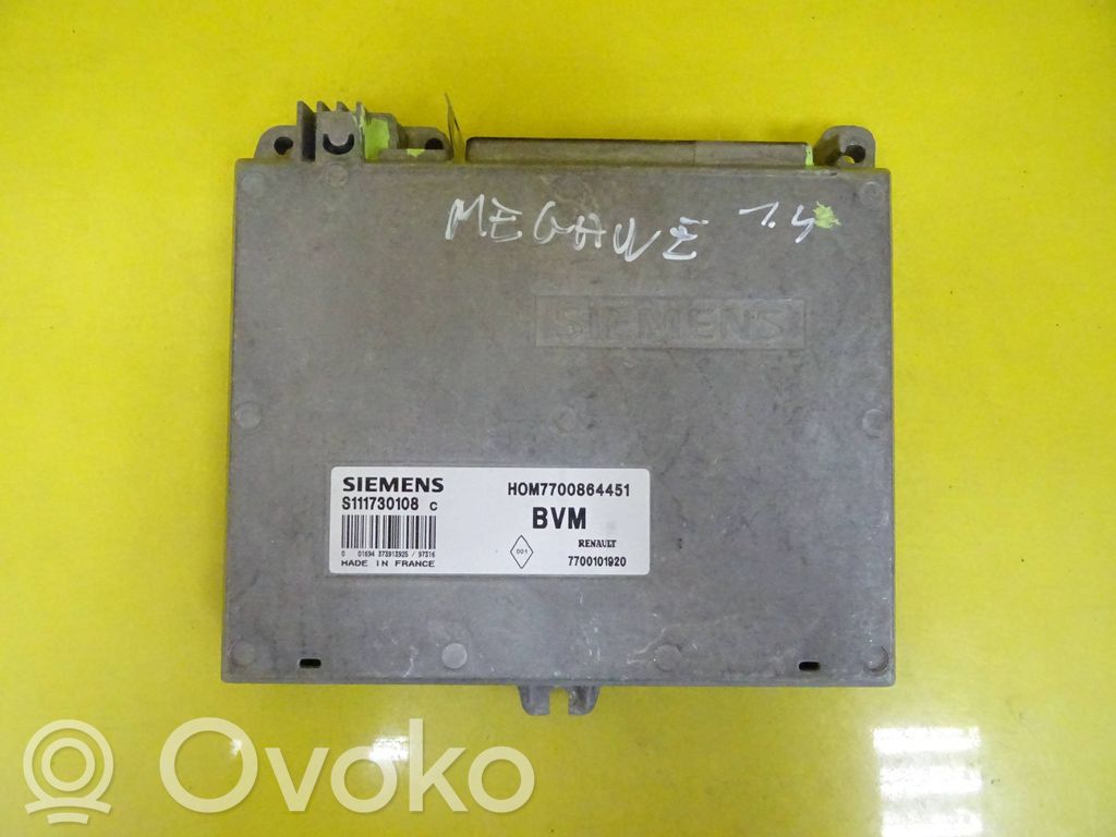 Renault Megane I Engine control unit/module 