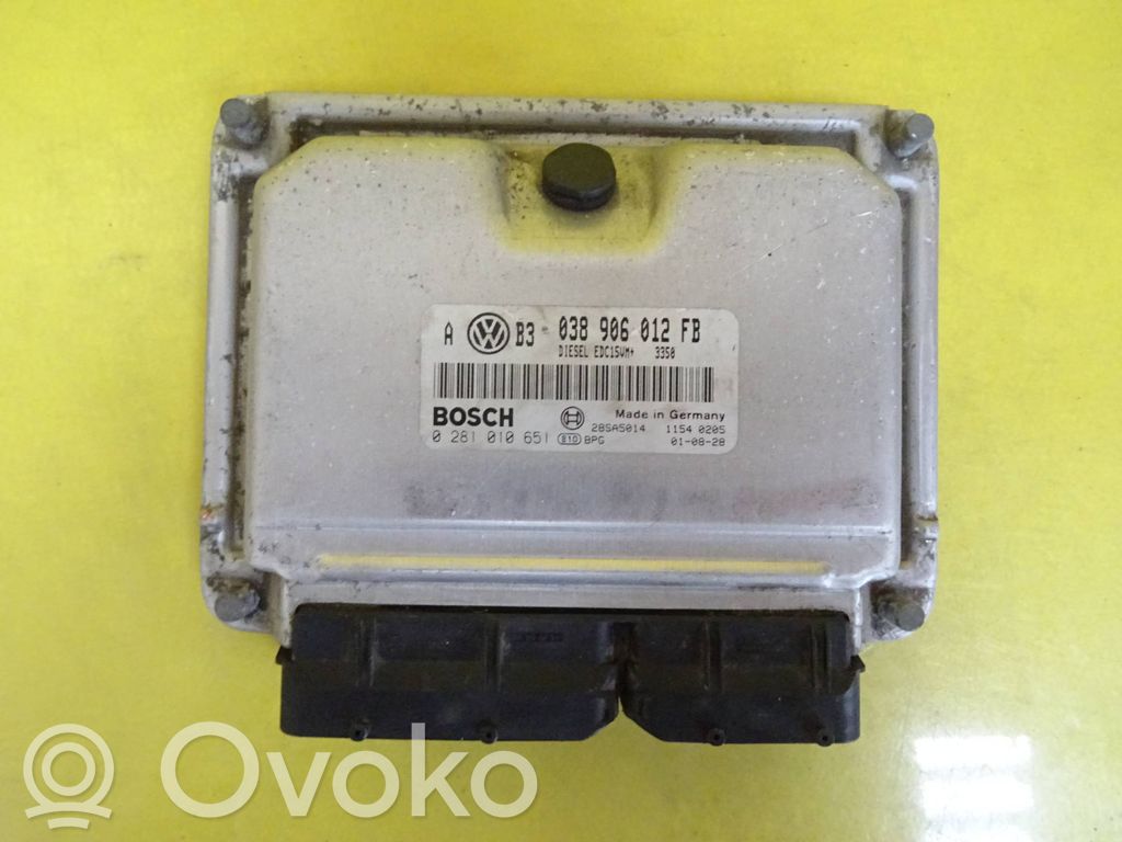 Volkswagen Bora Engine control unit/module 