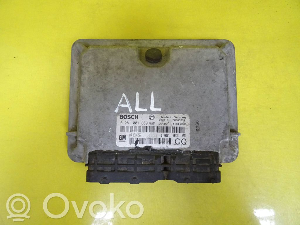 Engine control unit/module   0281001869,09133267