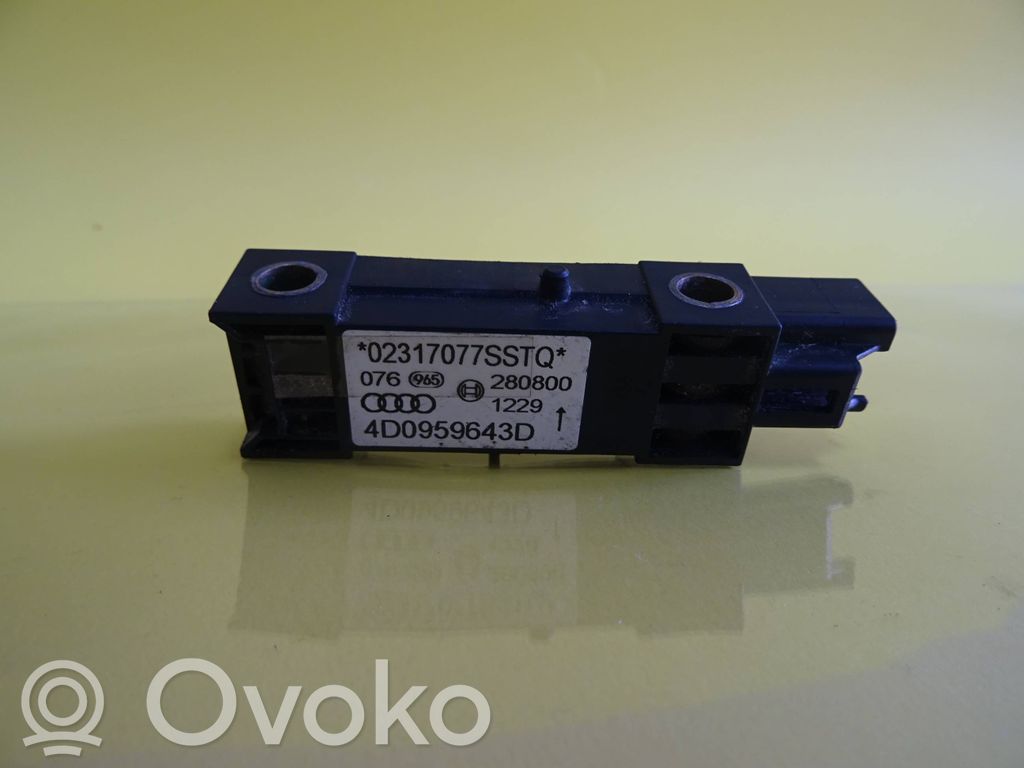 Airbag deployment crash/impact sensor   4D0959643D