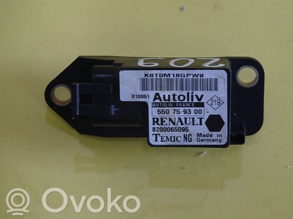 Renault Kangoo I Airbagsensor Crashsensor Drucksensor 