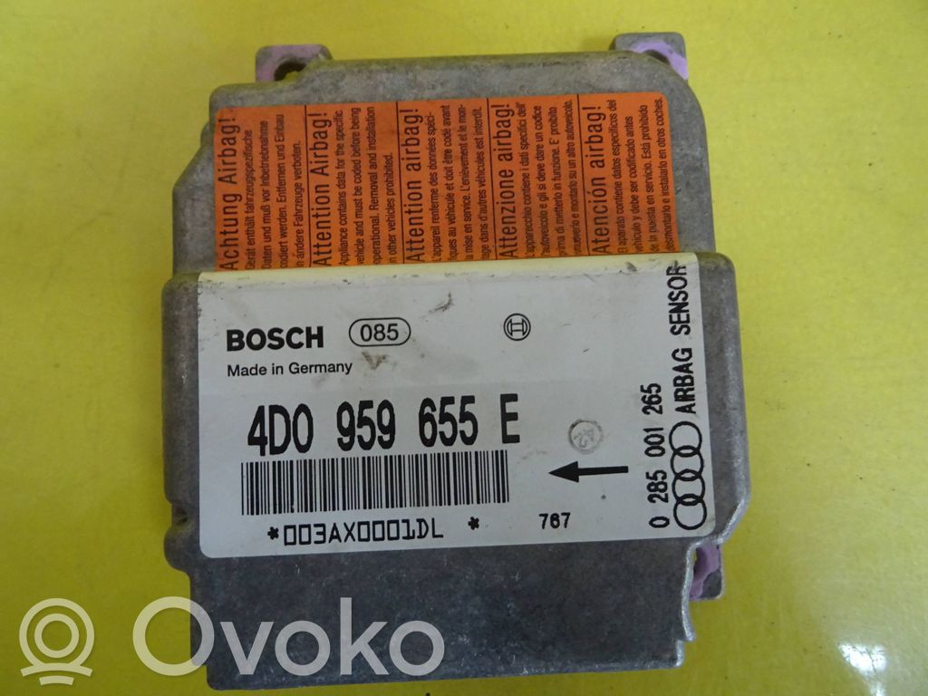 Audi A8 S8 D2 4D Airbag control unit/module 