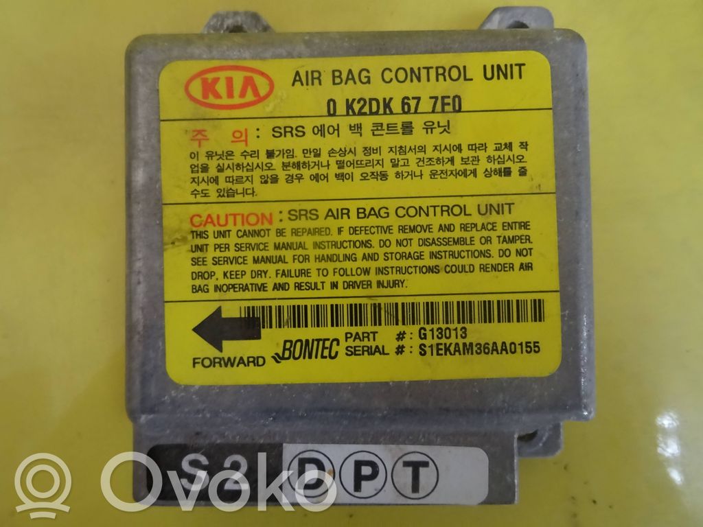 KIA Shuma Airbag control unit/module 