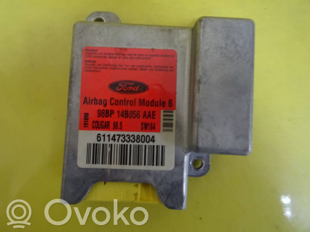 Airbag control unit/module   98BP14B056AAE,611473338004