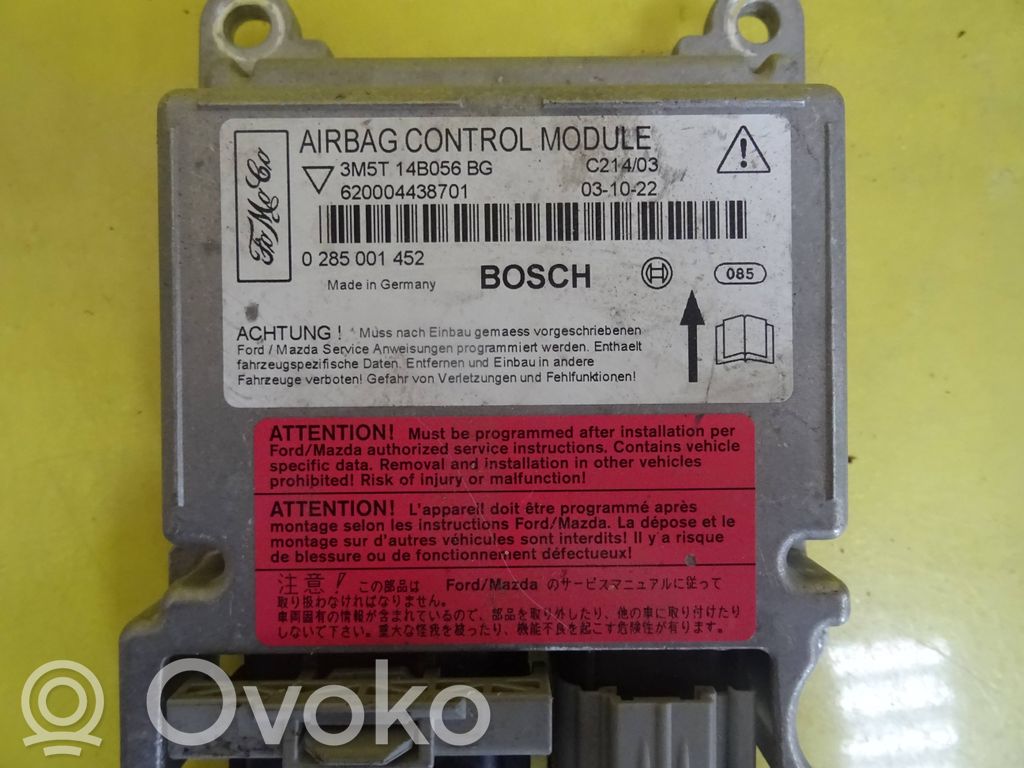 Airbag control unit/module   3M5T14B056BG,0285001452