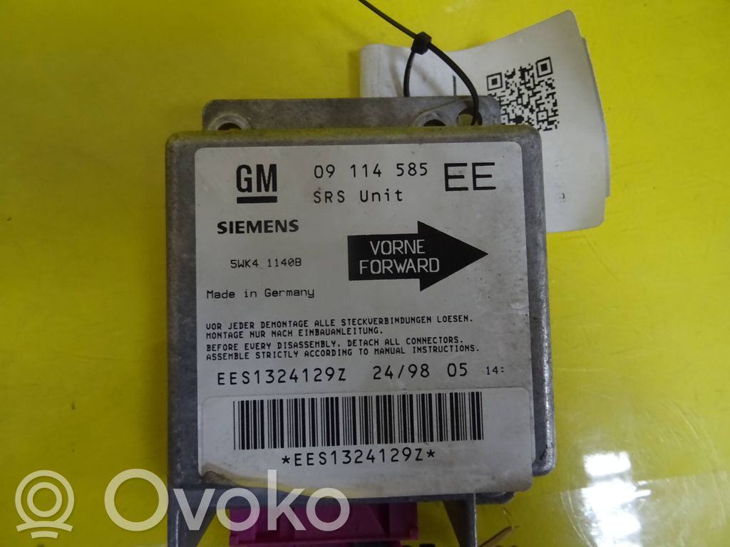 Opel Corsa B Airbag control unit/module 