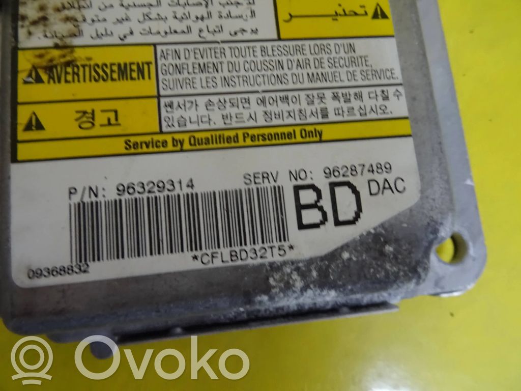Daewoo Nubira Airbag control unit/module 