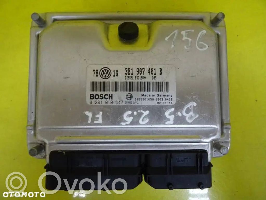 Engine control unit/module   3B1907401B,0281010447