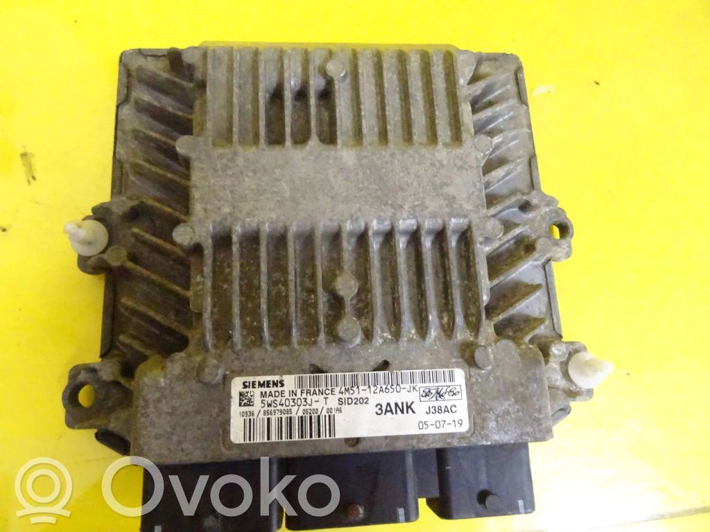 Engine control unit/module   4M5112A650JK,5WS40303JT