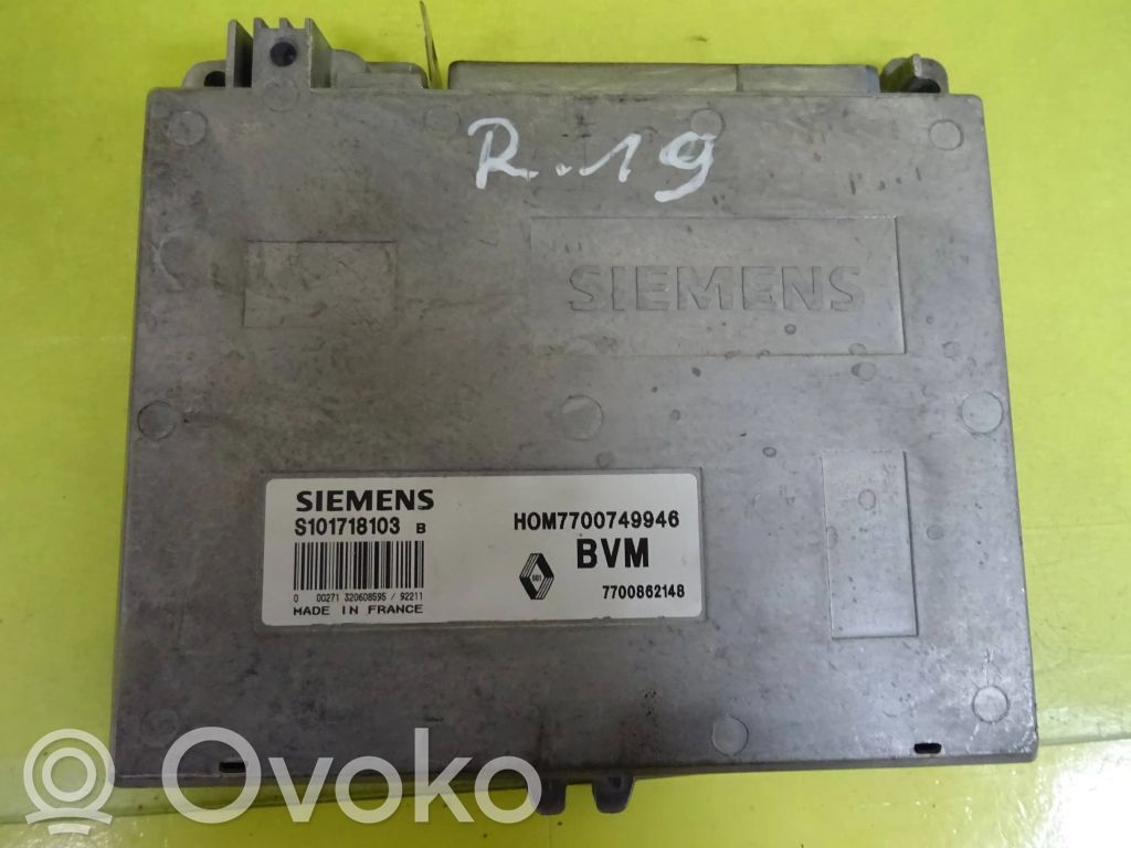 Renault 19 Engine control unit/module 