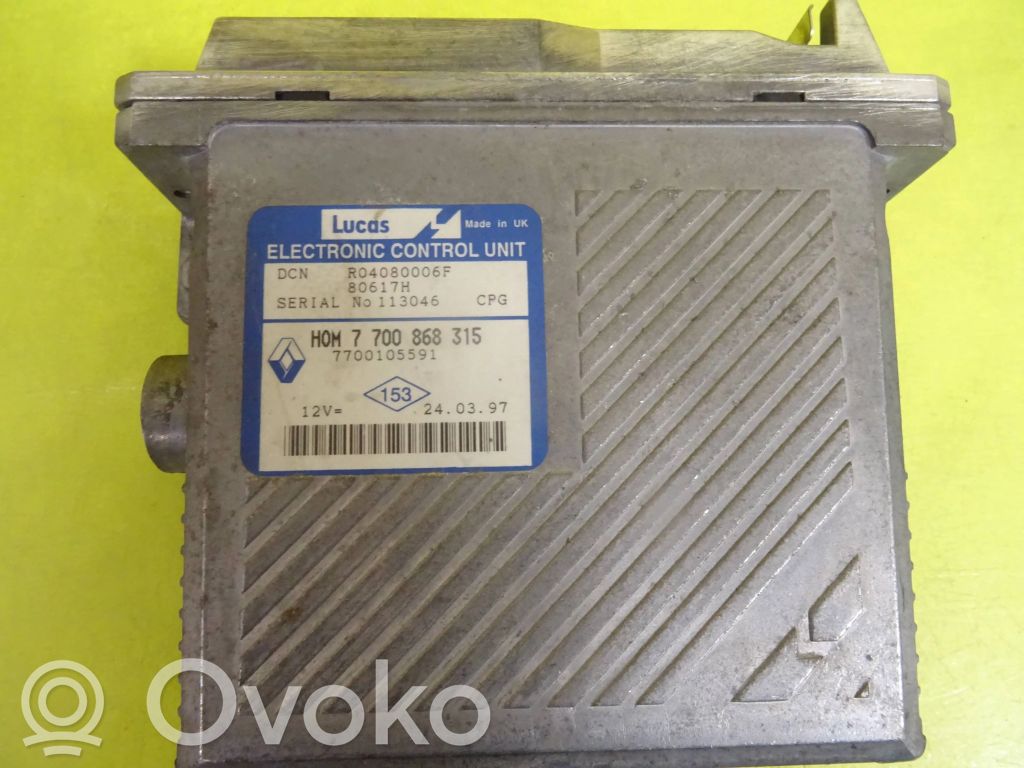 Renault Scenic I Engine control unit/module 