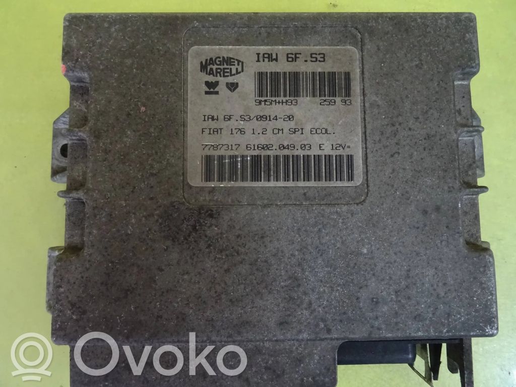 Fiat Punto (176) Engine control unit/module 