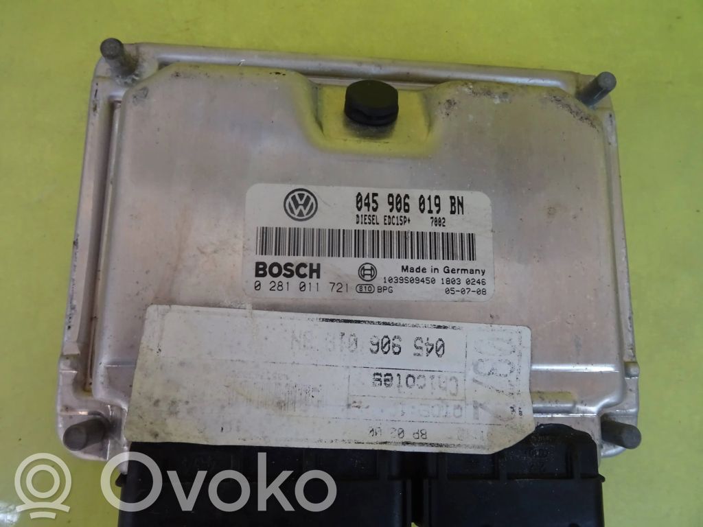 Engine control unit/module   0281011721,045906019BN