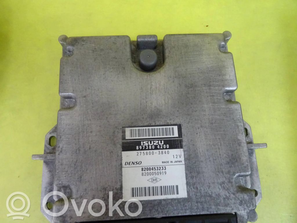 Renault Vel Satis Engine control unit/module 