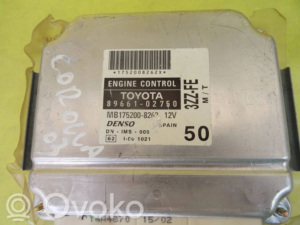 Engine control unit/module   8966102750,8966102750