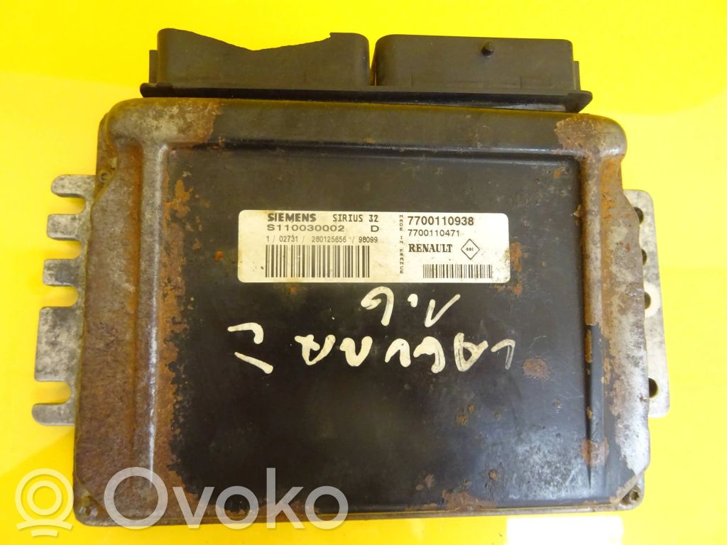 Engine control unit/module   7700110938,S110030002