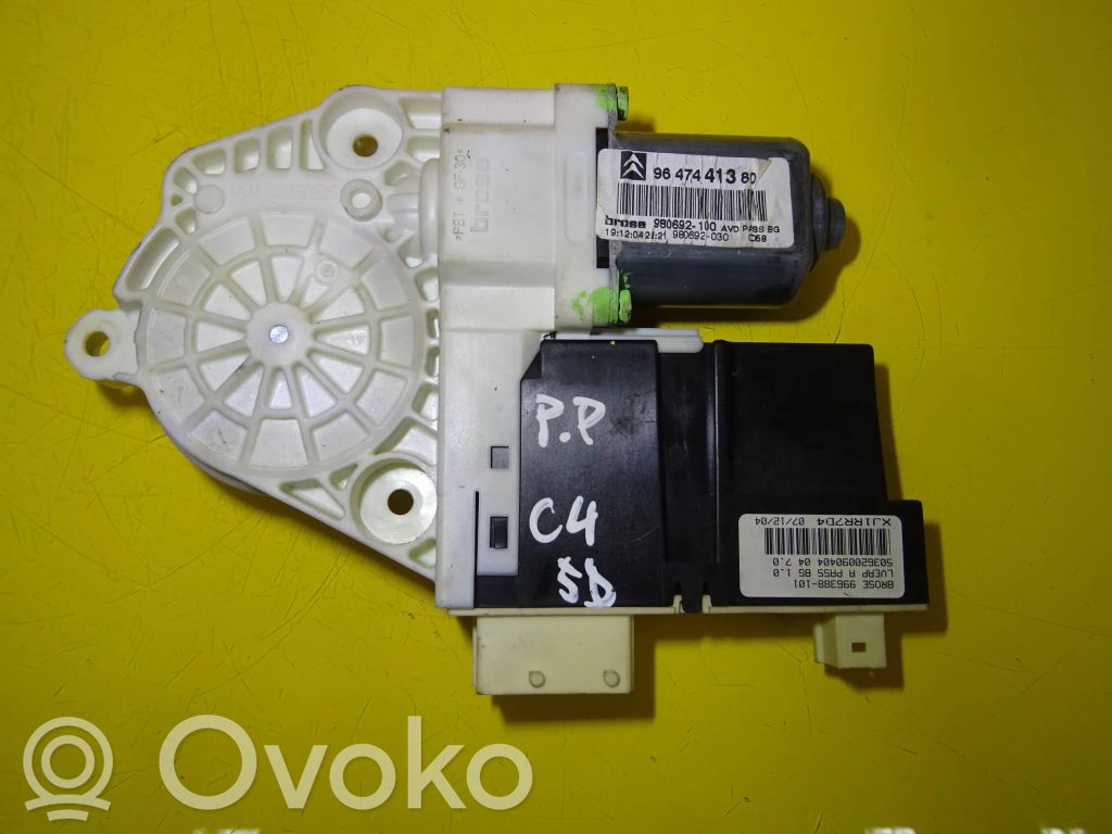 Citroen C4 I Silnik regulatora szyby drzwi przednich 