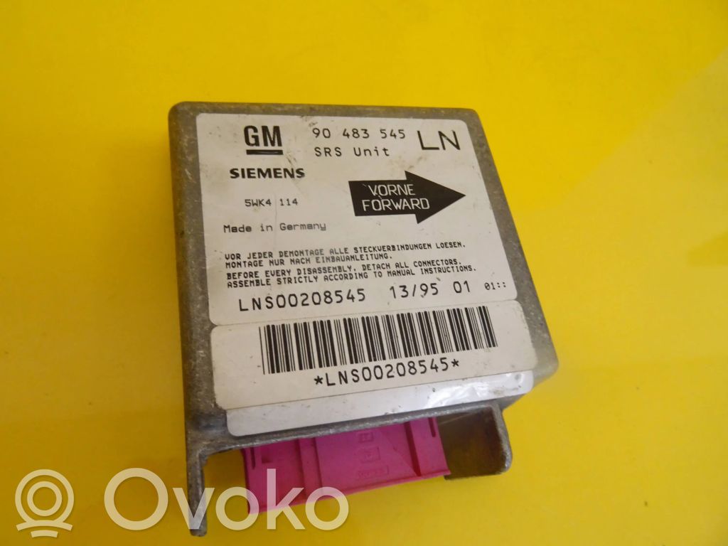 Opel Corsa B Airbag control unit/module 
