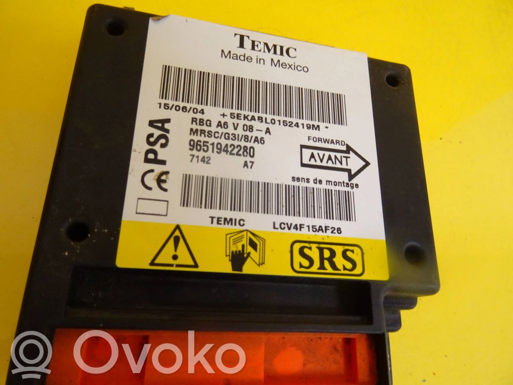 Citroen C2 Airbag control unit/module 