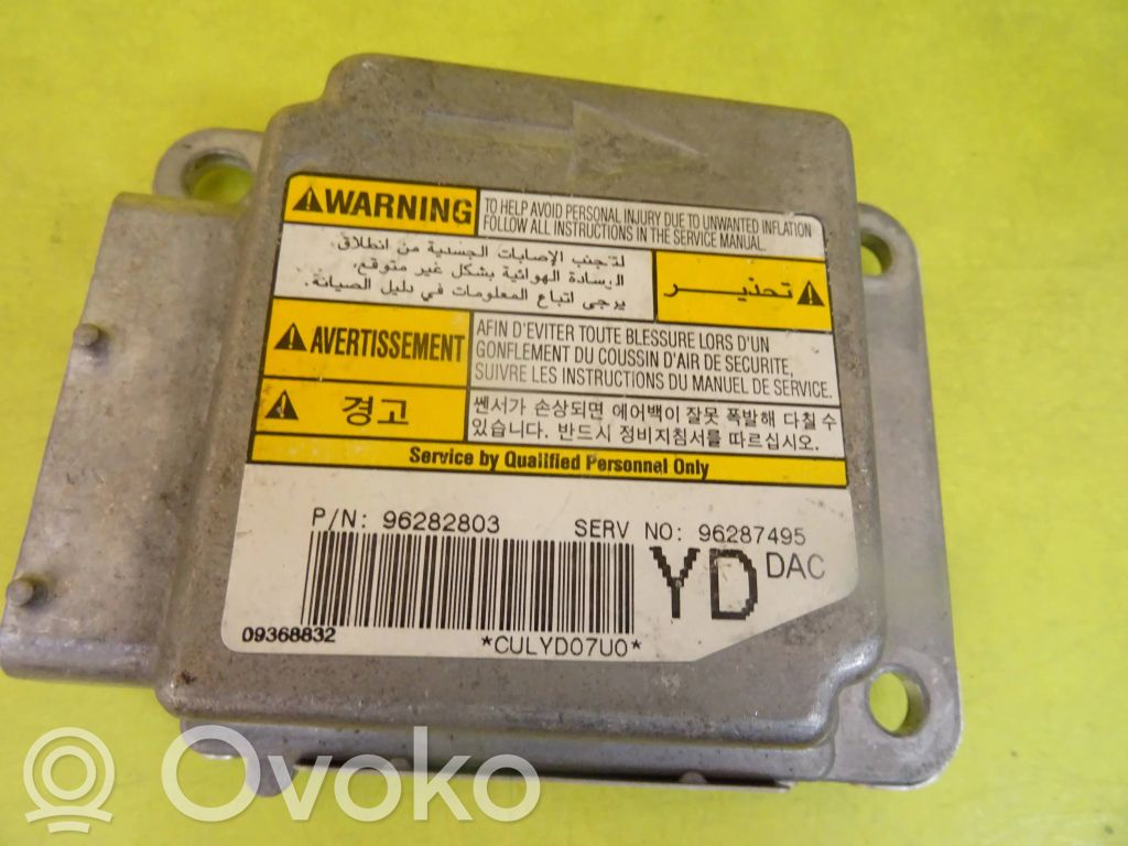 Airbag control unit/module   96282803