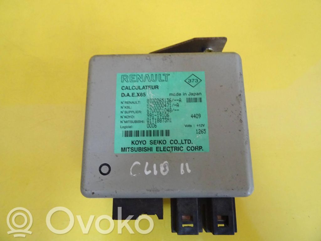 Renault Clio II Power steering control unit/module 