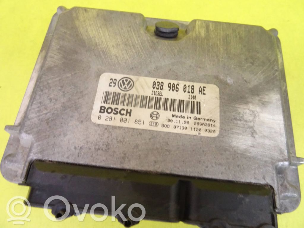 Volkswagen Golf IV Engine control unit/module 