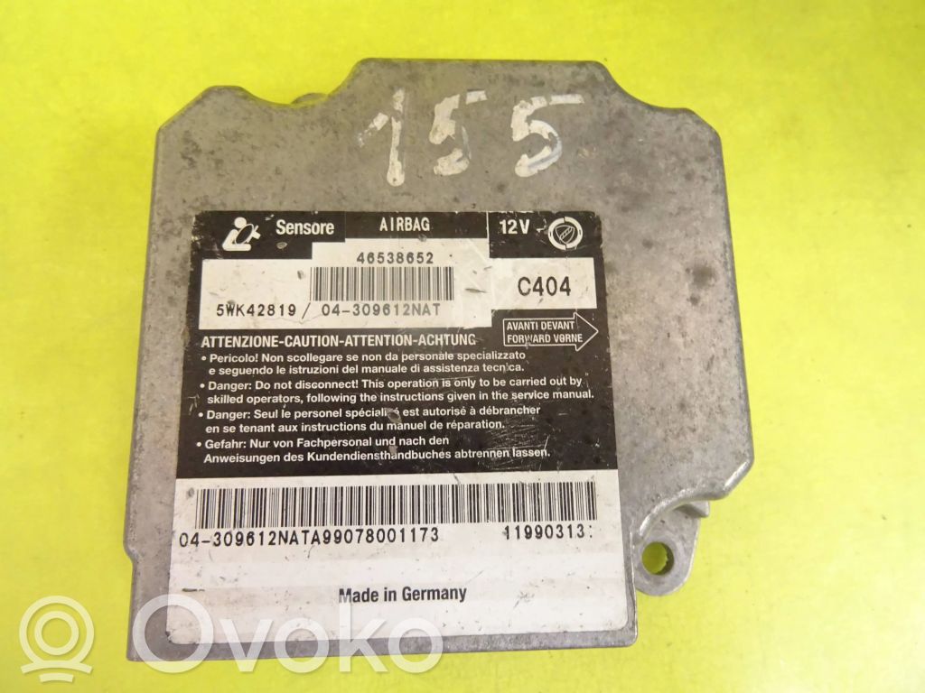 Fiat Marea Airbag control unit/module 