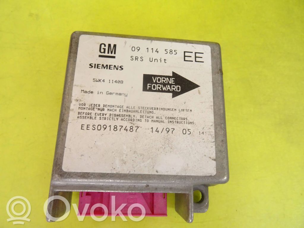 Opel Corsa B Airbag control unit/module 