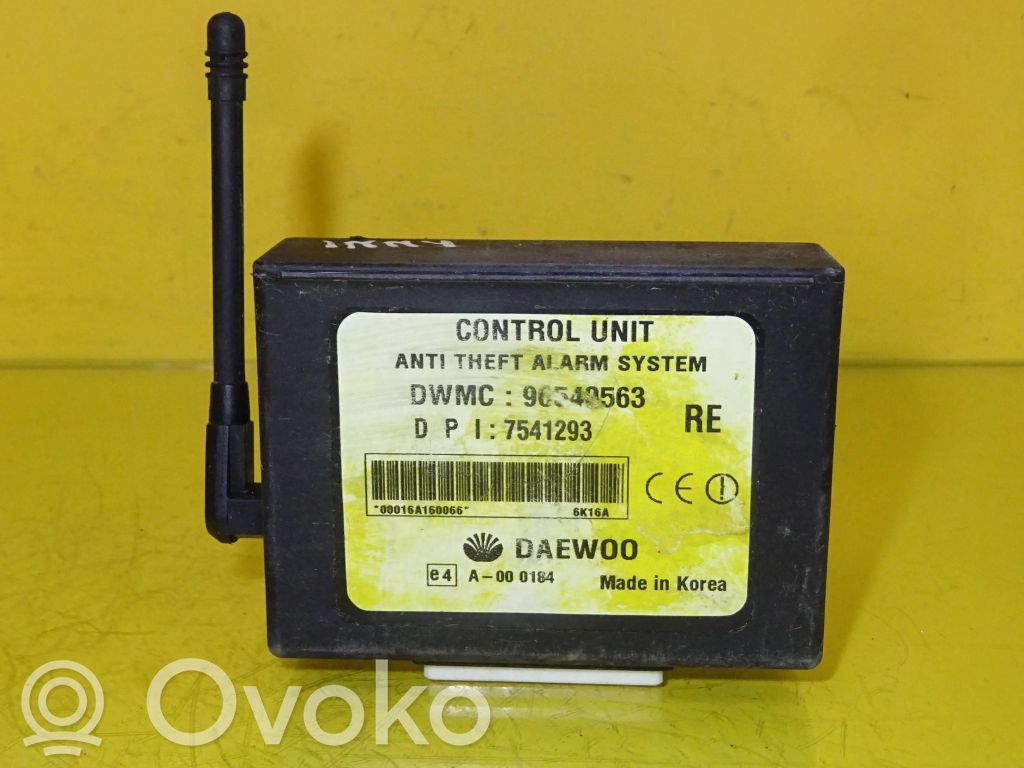 Chevrolet Aveo Alarm control unit/module 