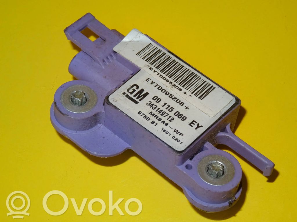 Opel Corsa C Airbagsensor Crashsensor Drucksensor 