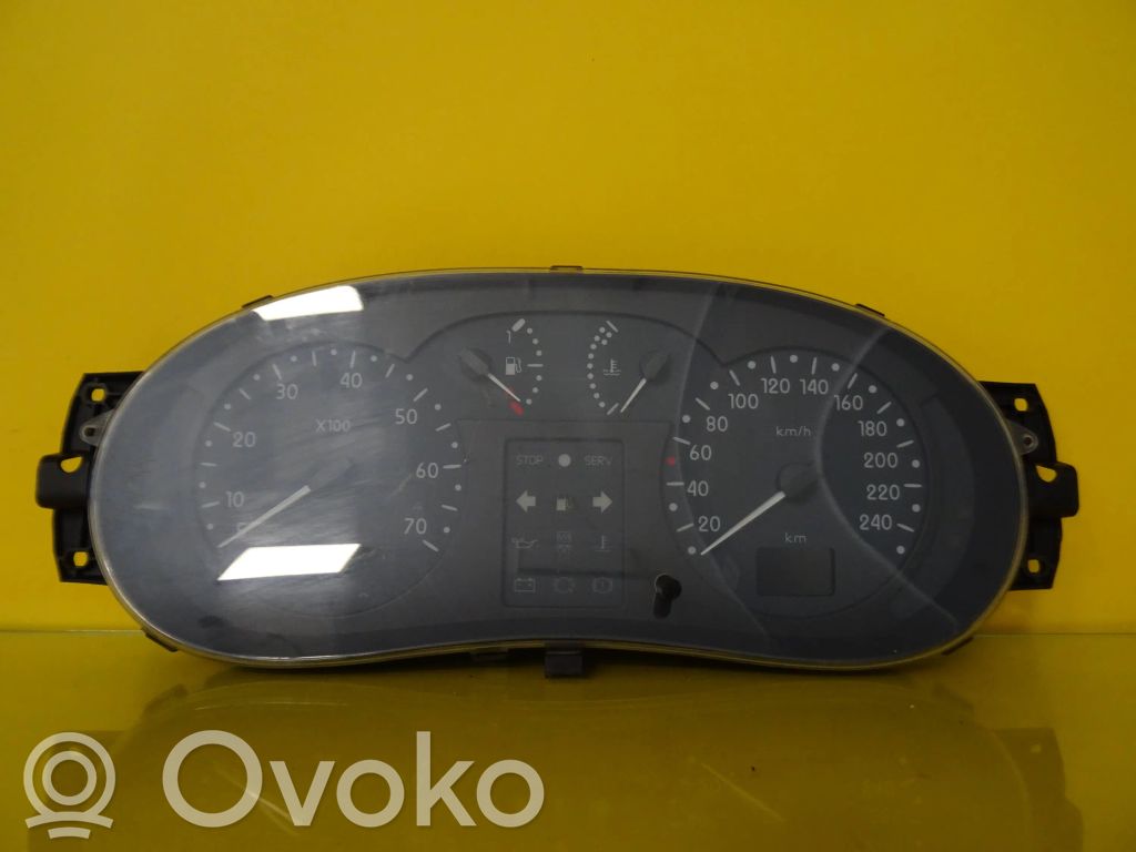Renault Clio II Speedometer (instrument cluster) 