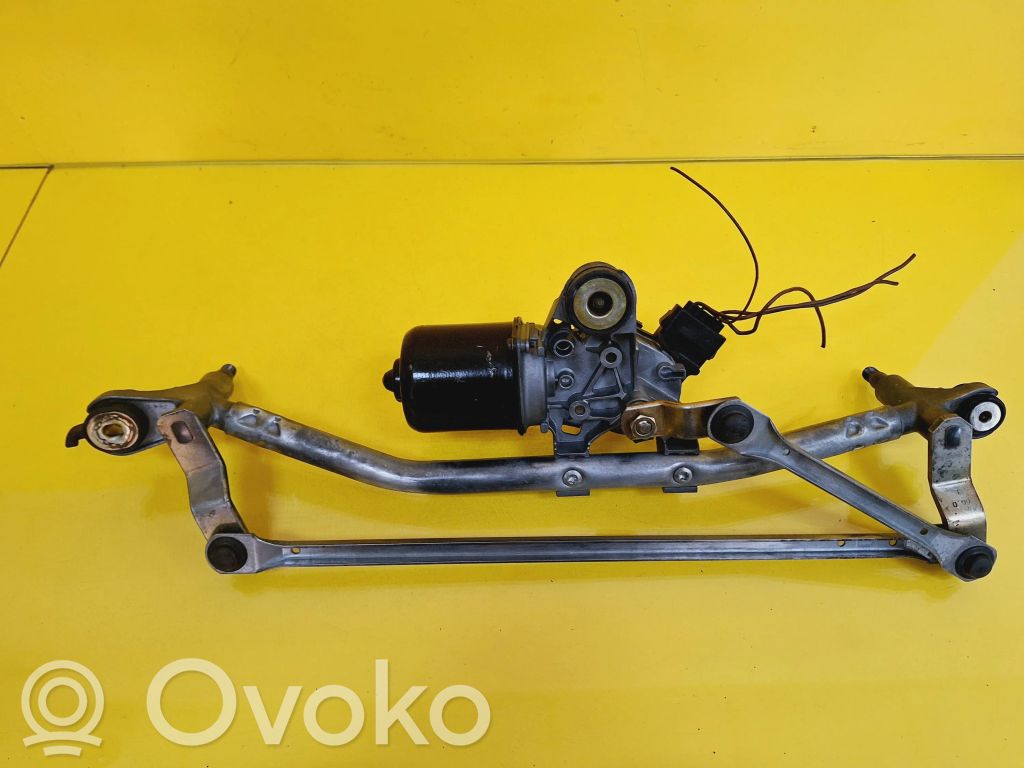 Front wiper linkage