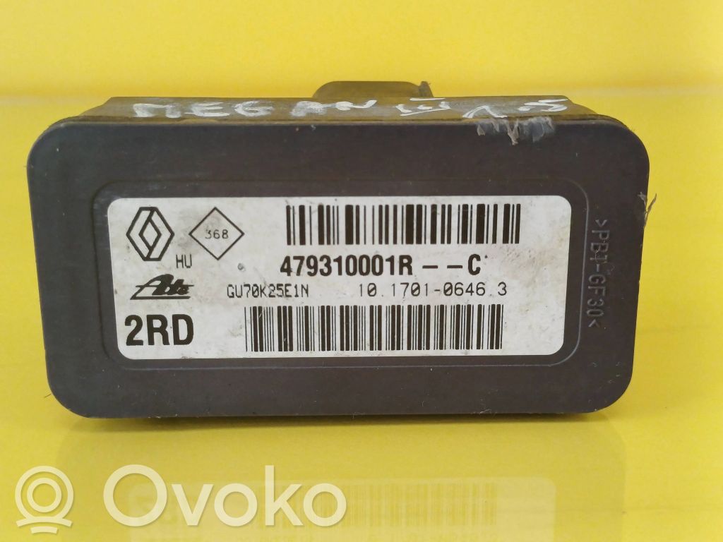 Renault Megane III ESP acceleration yaw rate sensor 