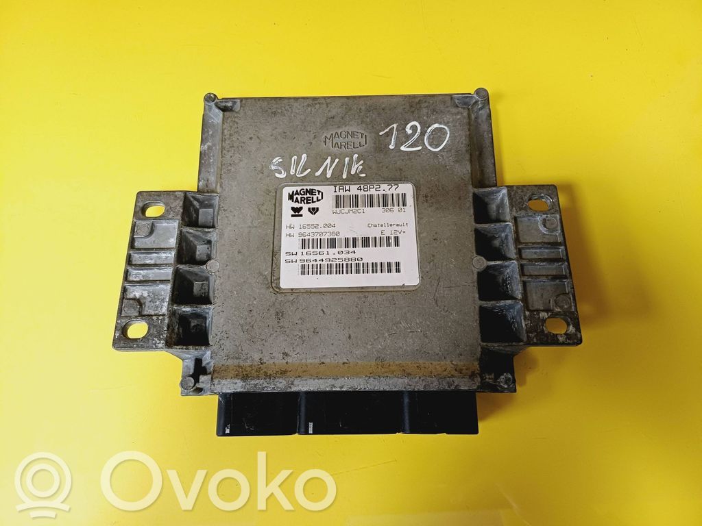 Peugeot 206 Engine control unit/module 