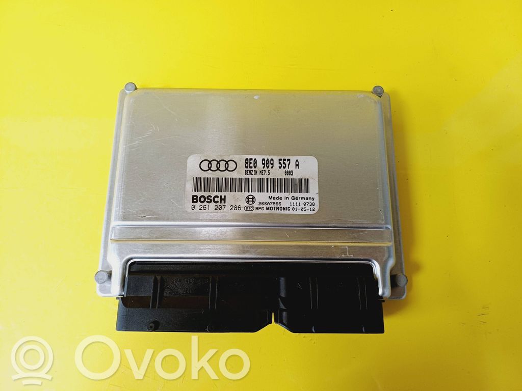 Engine control unit/module   8E0909557A,0261207286