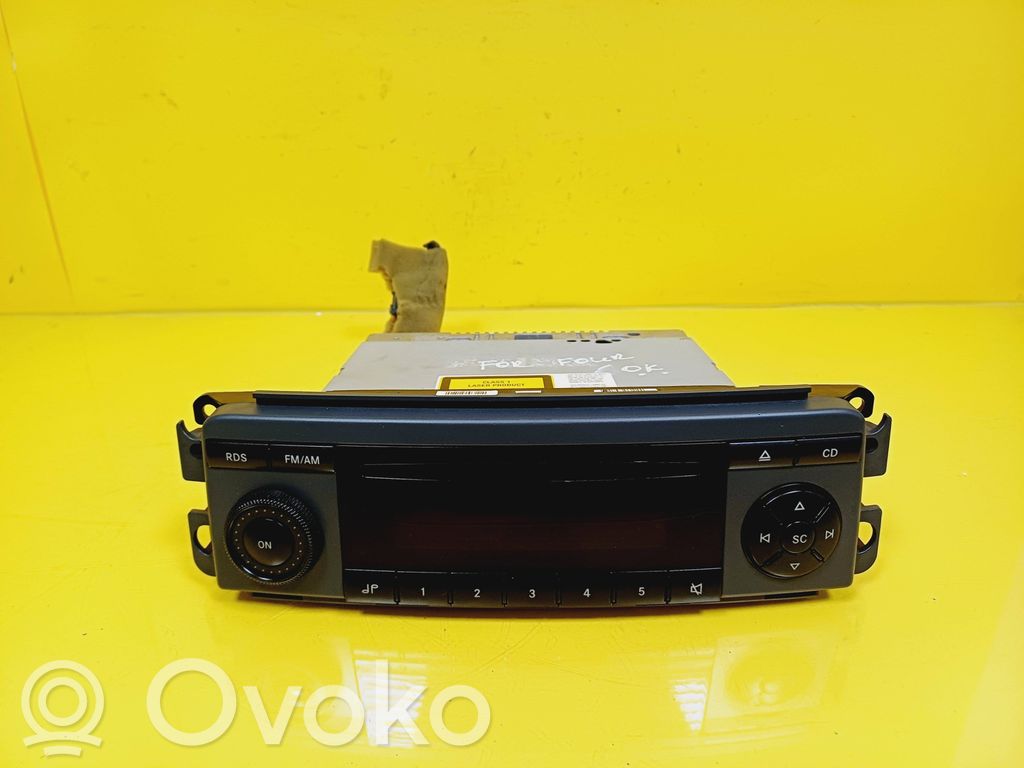 Smart ForFour I Radio/CD/DVD/GPS-pääyksikkö 