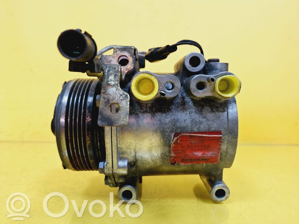 Mitsubishi Space Star Ilmastointilaitteen kompressorin pumppu (A/C) 