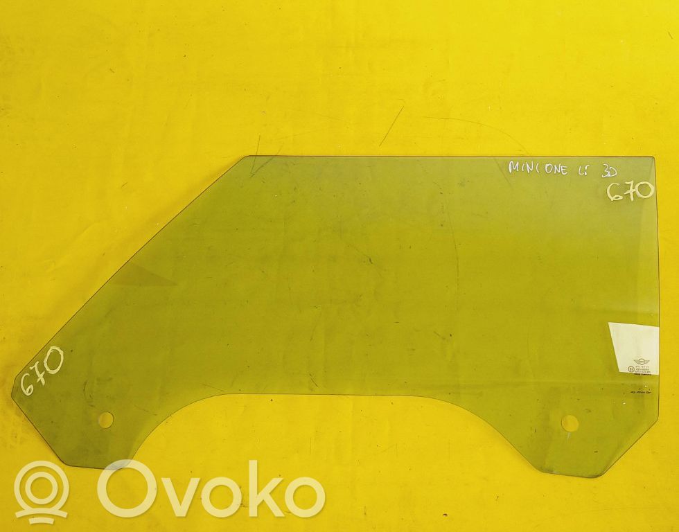 Mini One - Cooper R50 - 53 Pagrindinis priekinių durų stiklas (keturdurio) 