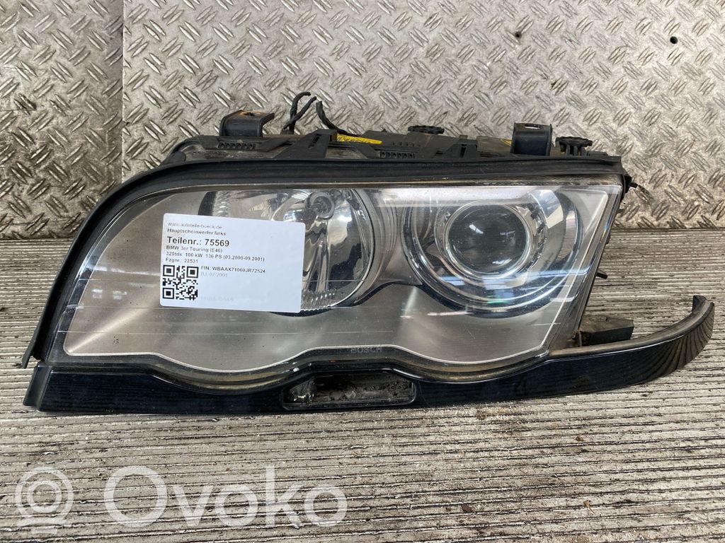 BMW 3 E46 Headlight/headlamp 