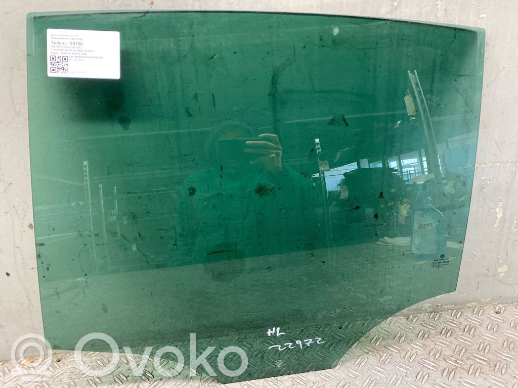 Volkswagen Golf Plus Szyba karoseryjna tylna 