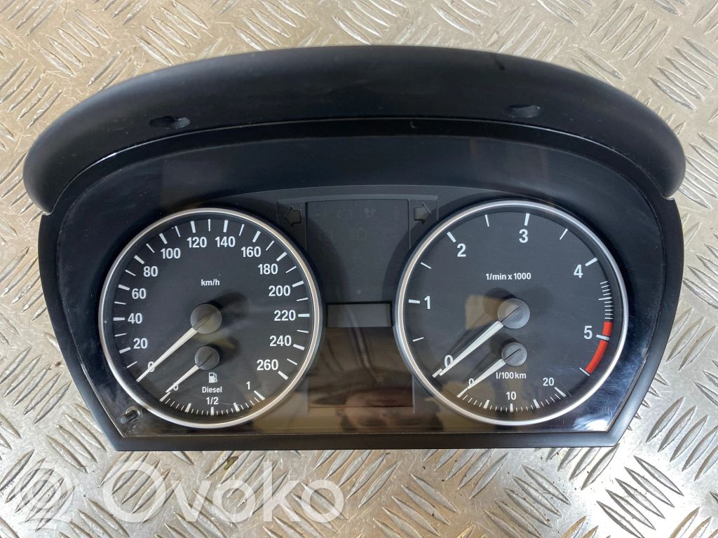 BMW 3 E90 E91 Geschwindigkeitsmesser Cockpit 